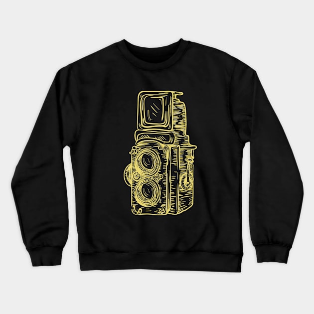 Vintage Camera Light Crewneck Sweatshirt by madeinchorley